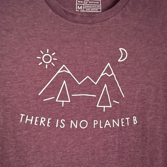 Mini Activist There is no Planet B Short Sleeve Tee M - Picture 3 of 6